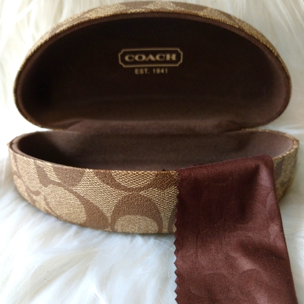 Coach oversized sunglass case